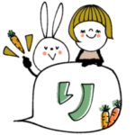 mottoの大人ぱっつんボブ×vうさぎ♡修正版