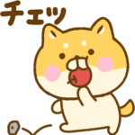 年中使えるゆる柴犬