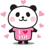 気持ち伝える♡ぱんだのラブスタンプ