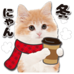 かわいい猫♡冬♡ねこ♡ず〜っと使える