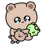 切ない気持ち。シュールなミニくま。再販