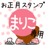 改専用☆2023年卯年お名前スタンプ