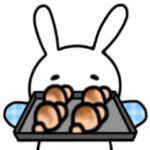 大人の習い事を楽しむうさぎ