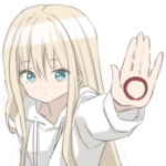 パーカーの女の子2