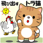 飛び出すトラ猫「気持ちを伝える」