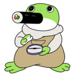 2月とカエルの大五郎