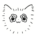 毛のスタンプです