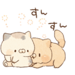 動く♫となりのにゃんこ♡クリーム２