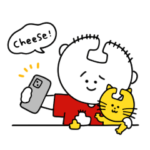 おでこ取れちゃったくんスタンプ