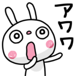 ふんわかウサギ ポップタッチ風16