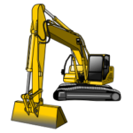 重機、建設機械です。