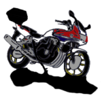 王道バイクのスタンプ