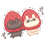 しろとくろ ぱーと20 いちご!