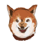 柴犬のスタンプ002