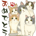 おめでとうの宝箱❤️モフ猫連合❤️BIG