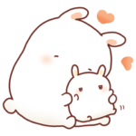 仲良しもちうさぎ