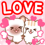 大人のためのねこ❤飛び出すラブスタンプ3