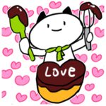 ハート＆ラブ☆優しいうさぎとねこ