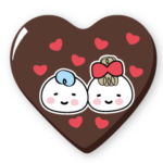 チョコで気持ち伝えるスタンプ