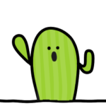 動く！ゆるっとサボテン