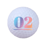 ゴルフボールのナンバーマップ 