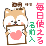 池田様専用★毎日使える柴犬!お名前入り
