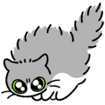 おこったこねこ　おこねこちゃんスタンプ