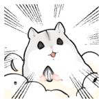 勢い！怠惰なジャンガリアンハムスター