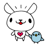 ウサギぽいのとあおいトリっぽい子4
