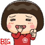 芋ジャージの女子（桜中）絵本タッチ