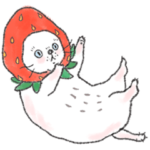 トコロコムギのいちごにゃんこ