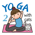 ヨガレッスン with cats 2