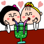 素敵で元気が出るスタンプ