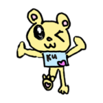 くまちゃんスタンプ（とてもかわいい！）