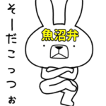 方言うさぎ 魚沼弁編3