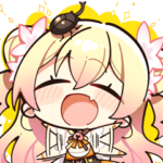 ホロライブ公式スタンプ「桃鈴ねね」