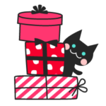 オシャレにゃんこのおめでとう＆ありがとう