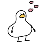 毎日使えるへんてこなアヒル