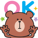 ちいくまのでか文字スタンプ