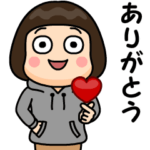 グレーパーカーの女子