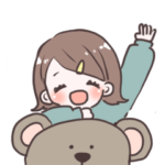 毎日使える外ハネちゃんスタンプ