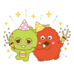 ガチャピン・ムック50周年記念スタンプ