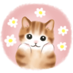 毎日・水彩タッチ☆猫たちのスタンプ