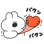 動揺するうさちゃん　その２