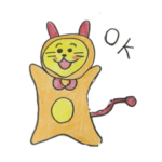 スーミー作　メーリーモンの手描きスタンプ