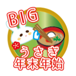 BIG好きな人へ。年末年始うさぎ