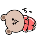 ジャージを着た。シュールなミニくま