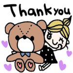 nenerinシンプル日常会話スタンプ852英語