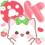 子ねこモニカのかわいいスタンプ