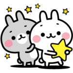 ポジうさ&ネガうさ／あいさつ